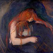 Picture Of Vampyren The Vampire By Edvard Munch